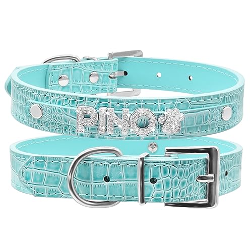 SARUEL Hundehalsband Mit Individuellem Namen Für Katzen Und Hunde Mit Individuellem Namen Für Kleine,Mittelgroße Hunde,EYW-Blau,L SARUEL Hundehalsband Mit Individuellem Namen Für Katzen Und Hunde Mit Individuellem Namen Für Kleine,Mittelgroße Hunde,EYW-Blau,L von SARUEL