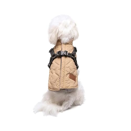 SARUEL Mit Geschirr Hundekleidung Winter Warme Haustiere Jacke Reflektierender Welpenmantel Für Kleine Mittlere Hundekostüme Chihuahua Bulldoggenkostüme,A,S SARUEL Mit Geschirr Hundekleidung Winter Warme Haustiere Jacke Reflektierender Welpenmantel Für Kleine Mittlere Hundekostüme Chihuahua Bulldoggenkostüme,A,S von SARUEL