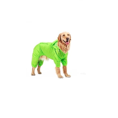 SARUEL Outdoor-Regenmantel Für Große Hunde,Kleidung Für Große Hunde,Wasserdichter Haustiermantel,Regenjacke,Kapuzenpullover,Reflektierend,Mittelgroßer Hundeponcho Mit Vier Beinen,Grün,4XL SARUEL Outdoor-Regenmantel Für Große Hunde,Kleidung Für Große Hunde,Wasserdichter Haustiermantel,Regenjacke,Kapuzenpullover,Reflektierend,Mittelgroßer Hundeponcho Mit Vier Beinen,Grün,4XL von SARUEL