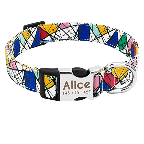 SARUEL Personalisiertes Hundehalsband Aus Nylon,Angepasstes Haustier-ID-Tag-Halsband,Graviertes Typenschild,Hündchen,Halsbänder,Haustierzubehör Für Beagle,2,S SARUEL Personalisiertes Hundehalsband Aus Nylon,Angepasstes Haustier-ID-Tag-Halsband,Graviertes Typenschild,Hündchen,Halsbänder,Haustierzubehör Für Beagle,2,S von SARUEL