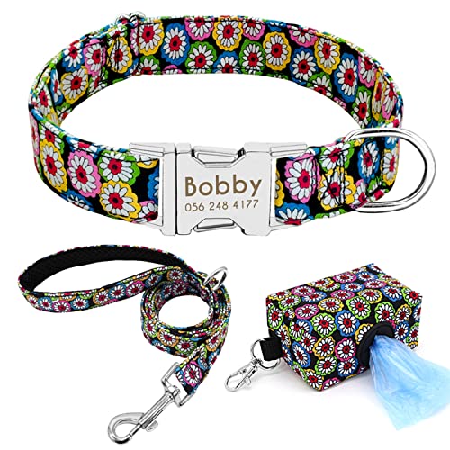 SARUEL Personalisiertes Hundehalsband Mit Katzentoilette Personalisiertes Hundehalsband Mit Eingraviertem Namen Hundekotbeutel Für Kleine,Mittelgroße Und Große Hunde,Rot,L SARUEL Personalisiertes Hundehalsband Mit Katzentoilette Personalisiertes Hundehalsband Mit Eingraviertem Namen Hundekotbeutel Für Kleine,Mittelgroße Und Große Hunde,Rot,L von SARUEL