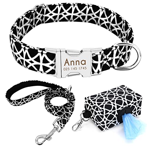 SARUEL Personalisiertes Hundehalsband Mit Katzentoilette Personalisiertes Hundehalsband Mit Eingraviertem Namen Hundekotbeutel Für Kleine,Mittelgroße Und Große Hunde,Schwarz,L SARUEL Personalisiertes Hundehalsband Mit Katzentoilette Personalisiertes Hundehalsband Mit Eingraviertem Namen Hundekotbeutel Für Kleine,Mittelgroße Und Große Hunde,Schwarz,L von SARUEL
