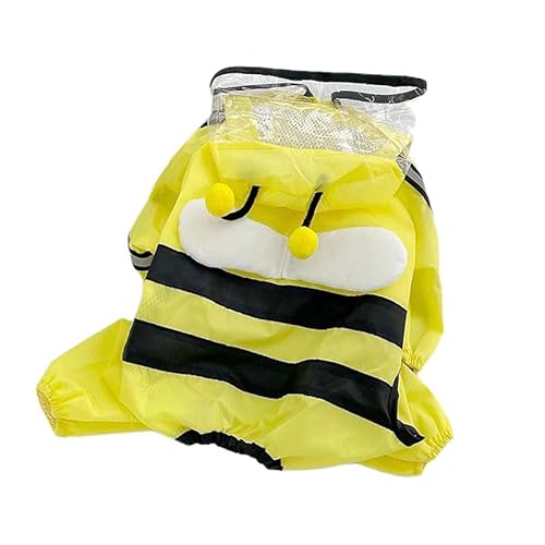 SARUEL Vierbeiniger All-Inclusive-Regenmantel Für Hunde,Wind- Und Regenfest,Teddybären,Pomeranian-Regenmantel,Haustier-Outdoor-Zubehör,Gelb,L SARUEL Vierbeiniger All-Inclusive-Regenmantel Für Hunde,Wind- Und Regenfest,Teddybären,Pomeranian-Regenmantel,Haustier-Outdoor-Zubehör,Gelb,L von SARUEL