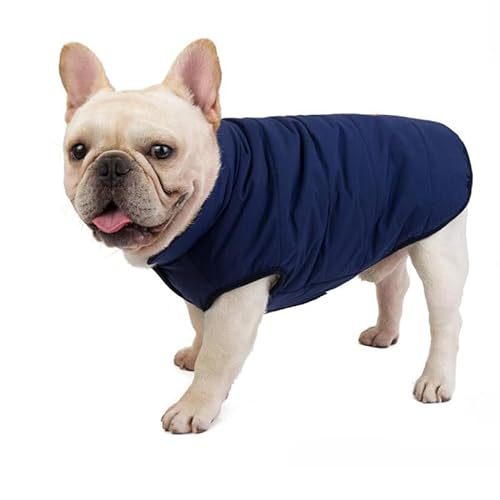 SARUEL Winter-Hundekleidung,Verdickte Warme Hundejacke Für Kleine Mittelgroße Hunde,Welpenmantel,Französische Bulldogge,Baumwollkleidung,York-Haustierkostüm,A,L von SARUEL