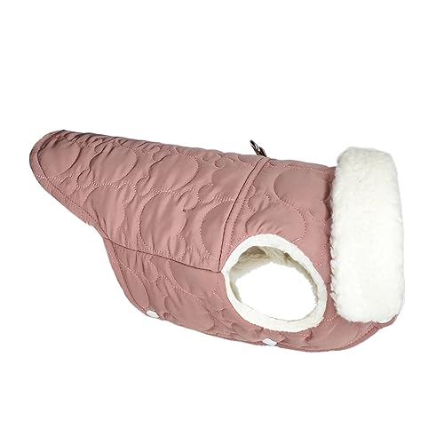 SARUEL Winter-Hundekleidung,Warme Welpen-Baumwolljacke,wasserdichte Haustierbekleidung Für Kleine Hunde,Katzen,Kleidung,Chihuahua,Pudel,Bulldogge,Mantel,Rosa,S 1–2 Kg SARUEL Winter-Hundekleidung,Warme Welpen-Baumwolljacke,wasserdichte Haustierbekleidung Für Kleine Hunde,Katzen,Kleidung,Chihuahua,Pudel,Bulldogge,Mantel,Rosa,S 1–2 Kg von SARUEL