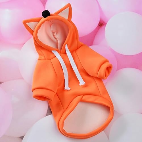 SARUEL Winter-Hundemantel,Warm,Haustier-Kapuzenpullover,Sweatshirts,Welpen-Katzenjacke Für Kleine Hunde,Welpenkostüm,Chihuahua,Teddy,Bulldoggen-Outfits,Orange,XL SARUEL Winter-Hundemantel,Warm,Haustier-Kapuzenpullover,Sweatshirts,Welpen-Katzenjacke Für Kleine Hunde,Welpenkostüm,Chihuahua,Teddy,Bulldoggen-Outfits,Orange,XL von SARUEL