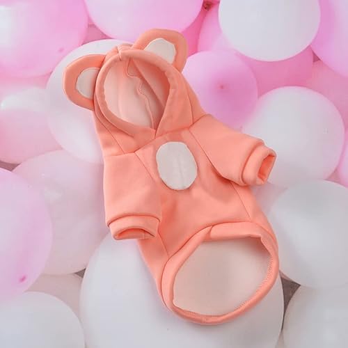 SARUEL Winter-Hundemantel,Warm,Haustier-Kapuzenpullover,Sweatshirts,Welpen-Katzenjacke Für Kleine Hunde,Welpenkostüm,Chihuahua,Teddy,Bulldoggen-Outfits,Pink,XL SARUEL Winter-Hundemantel,Warm,Haustier-Kapuzenpullover,Sweatshirts,Welpen-Katzenjacke Für Kleine Hunde,Welpenkostüm,Chihuahua,Teddy,Bulldoggen-Outfits,Pink,XL von SARUEL