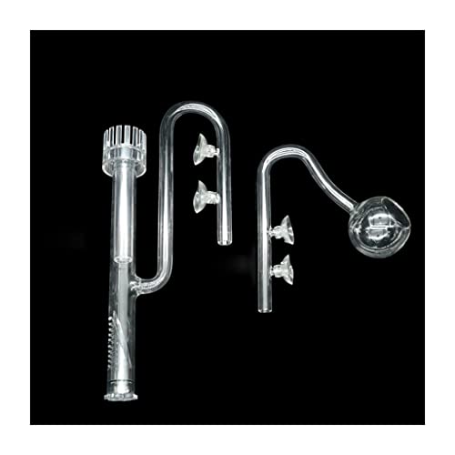 1 Stück Aquarium-Lily-Pipe-Set – Zufluss- und Abflussglas-Skimmer for Aquarium – Verbessert den Wasserfluss und das Pflanzenwachstum(V-Set 17mm) von SASAS