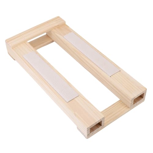 Katzen -Paarungsbank, Kiefernholz Katze Kratzer Verhindern, DASS Cat Kratzer Tierprodukte Accessoires aus Robustem Kiefernholz für Niedrige Fußkatze Gefertigt Wurde (Katzenpadstil) von SASKATE