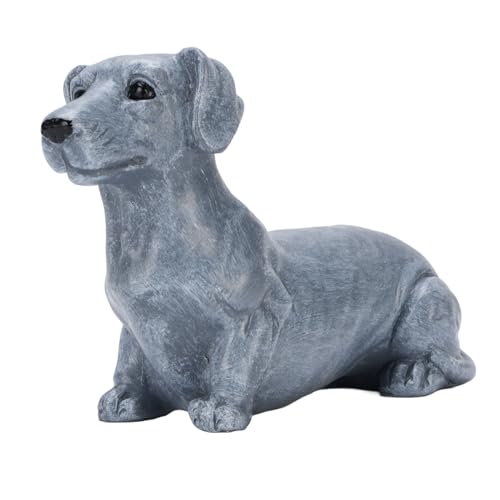 SASKATE Entzückende Hundemakulptur, Hundskulptur, Harz Lebhafte Details Süße Hundestatue, Tierfigur, für Schlafzimmergarten SASKATE Entzückende Hundemakulptur, Hundskulptur, Harz Lebhafte Details Süße Hundestatue, Tierfigur, für Schlafzimmergarten von SASKATE