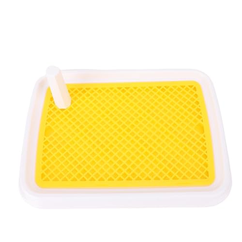 SASKATE Welpen -Pee -Pad -Halter, Welpentöpfchen -Trainingstablett, Hundetoilette mit Hohem Zaun, Geruchssicher, Leicht zu Reinigendes Töpfchenschale für Kleine Hunde,Isoliert Urin von von SASKATE