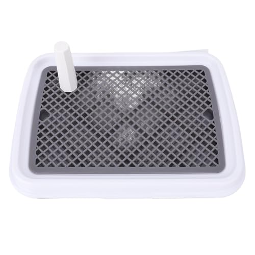 SASKATE Welpen -Pee -Pad -Halter, Welpentöpfchen -Trainingstablett, Hundetoilette mit Hohem Zaun, Geruchssicher, Leicht zu Reinigendes Töpfchenschale für Kleine Hunde,Isoliert Urin von von SASKATE
