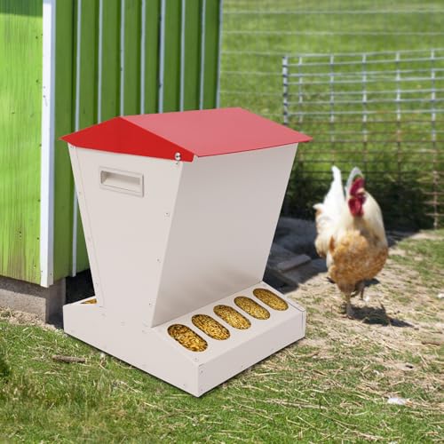 Hühnerfütterung mit 10 Löchern Hühnerfütterung mit großer Kapazität kann verwendet Werden um Ihre Hühner Wachteln 33 * 30 * 42cm Rot Hühnerfütterung mit 10 Löchern Hühnerfütterung mit großer Kapazität kann verwendet Werden um Ihre Hühner Wachteln 33 * 30 * 42cm Rot von SAUADY