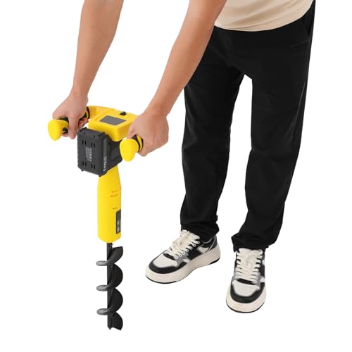 SAUADY Elektrische Pfostenlochgräber Grabungsmaschine für das Graben Vorbereiten von Pfostenlöchern das Pflanzen von Zwiebeln 30 * 8CM Gelb Schwarz SAUADY Elektrische Pfostenlochgräber Grabungsmaschine für das Graben Vorbereiten von Pfostenlöchern das Pflanzen von Zwiebeln 30 * 8CM Gelb Schwarz von SAUADY