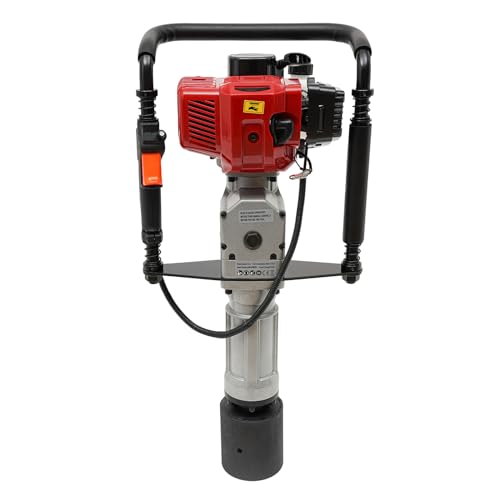 SAUADY Zweitaktpfahlramme Pfahlramme für eine Reihe von Ramm-Projekten Schwarz Rot Grau 1900W 52CC 77CM SAUADY Zweitaktpfahlramme Pfahlramme für eine Reihe von Ramm-Projekten Schwarz Rot Grau 1900W 52CC 77CM von SAUADY