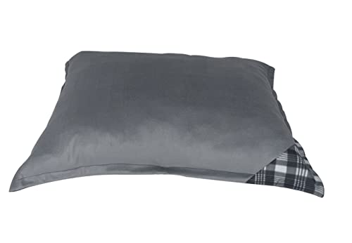 SUNNYDOGS Hundebett XXXL | waschbares Hundekissen mit Reißverschluss | graues Liegekissen für große Hunde | Wendekissen karo 120 x 100 cm SUNNYDOGS Hundebett XXXL | waschbares Hundekissen mit Reißverschluss | graues Liegekissen für große Hunde | Wendekissen karo 120 x 100 cm von SUNNYDOGS