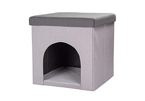 SunnyDogs Hundehöhle 50x50x50cm, grau, Katzenhöhle, Hundebett, Katzenhaus SunnyDogs Hundehöhle 50x50x50cm, grau, Katzenhöhle, Hundebett, Katzenhaus von SUNNYDOGS