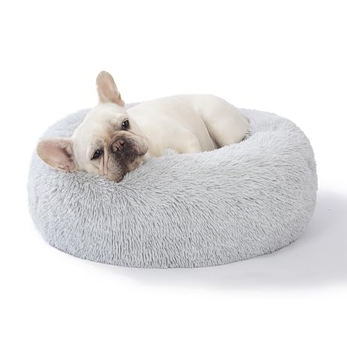 SAVFOX Hundebetten, Plüsch, beruhigend, Donutform, bequem, Kuschelbett für kleine bis sehr große Hunde und für Katzen, Kunstfell, waschbar, mehrere Größen: XS–XXL SAVFOX Hundebetten, Plüsch, beruhigend, Donutform, bequem, Kuschelbett für kleine bis sehr große Hunde und für Katzen, Kunstfell, waschbar, mehrere Größen: XS–XXL von SAVFOX