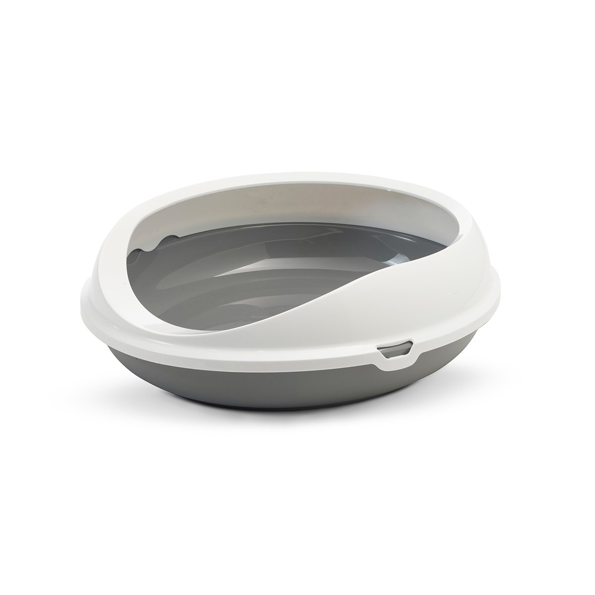 SAVIC Katzentoilette Figaro weiß / grau von SAVIC