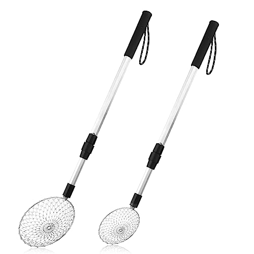 2 Stück Beach Sand Scoop, Multifunktional Sandsieb mit Extra Langem Verstellbarem Griff Sandschaufel aus Metall Katzenstreuschaufel für Haustiere zum Sammeln von Muscheln, Strandkämmen 2 Stück Beach Sand Scoop, Multifunktional Sandsieb mit Extra Langem Verstellbarem Griff Sandschaufel aus Metall Katzenstreuschaufel für Haustiere zum Sammeln von Muscheln, Strandkämmen von SAVITA