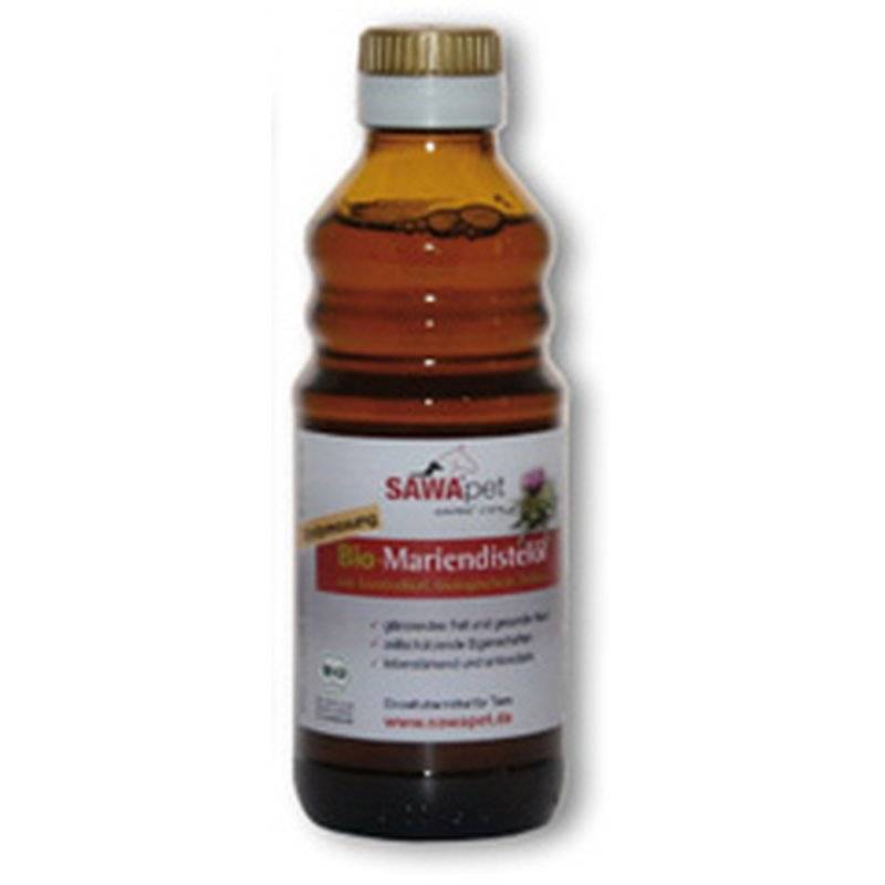 SAWApet Bio Mariendistel�l - 250 ml (75,60 € pro 1 l) von SAWApet