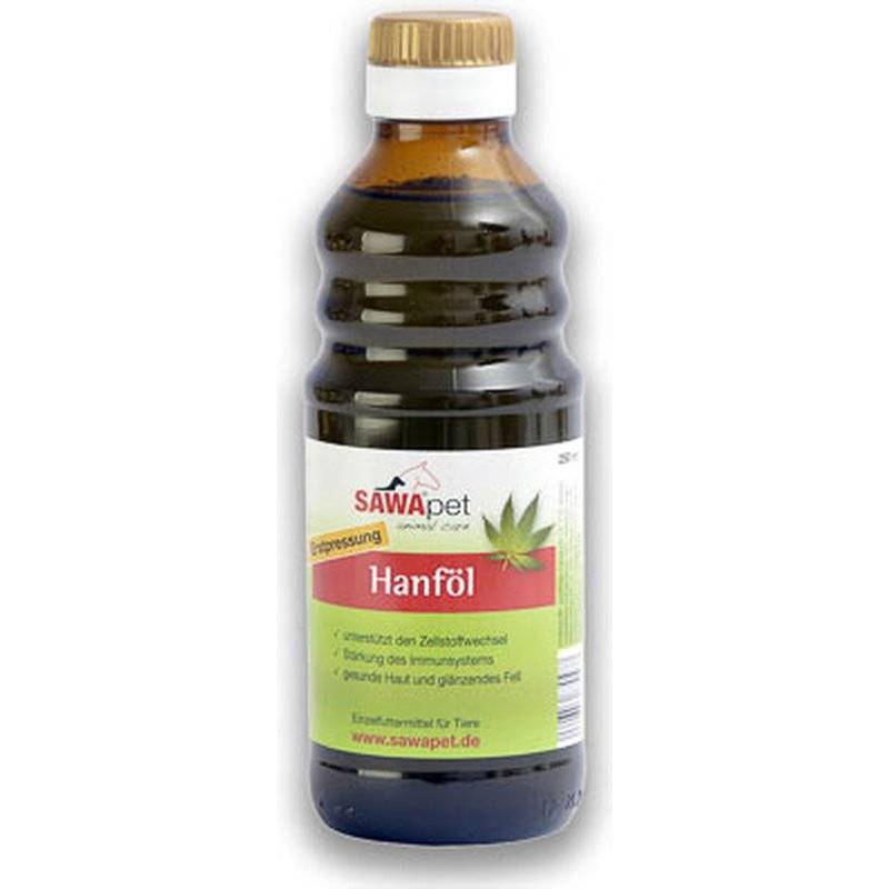 SAWApet Hanf�l - 250 ml (63,60 € pro 1 l) von SAWApet