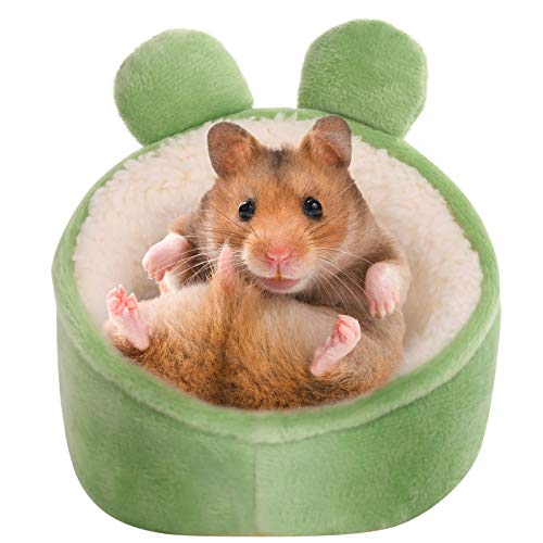 SAWMONG Hamster-Mini-Bett, warme kleine Haustiere, Tierhaus-Bettwäsche, leichtes Baumwollsofa für Zwerghamster von SAWMONG