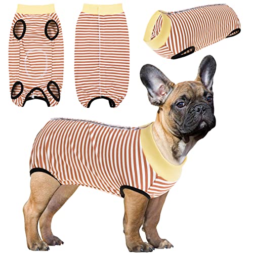 SAWMONG Hunde-Einteiler für Hunde, Braun, Größe XL von SAWMONG