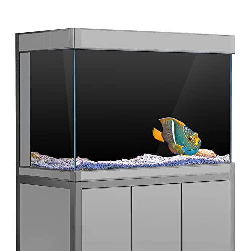 SB little Aquarium Hintergrund Aufkleber Dekoration für 10 Gallonen Aquarien, Schwarz (12x24in / 31x61cm) (Schwarz) von SB little