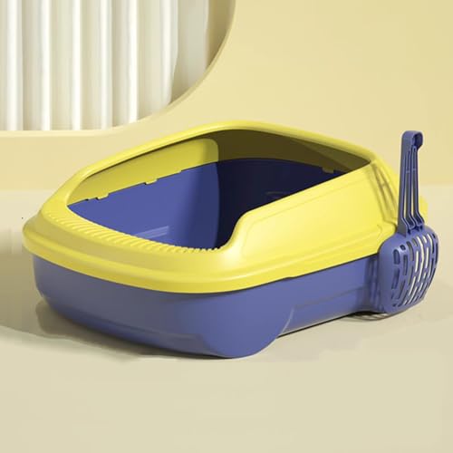 Anti-Spritz-Katzentoilette, Verdicktes PP-Material, Geeignet for Katzen Bis 15 Kg, Katzentoilette Anti-Spritz-Katzentoilette, Verdicktes PP-Material, Geeignet for Katzen Bis 15 Kg, Katzentoilette von SBCC
