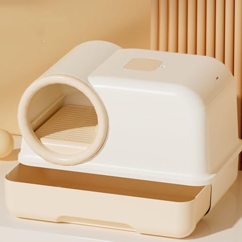 Katzentoilette Im Korridor-Stil, Vollständig Geschlossene Doppelschichtige Katzentoilette Mit Spritzschutz, Kostenlose Katzenstreuschaufel Katzentoilette Im Korridor-Stil, Vollständig Geschlossene Doppelschichtige Katzentoilette Mit Spritzschutz, Kostenlose Katzenstreuschaufel von SBCC