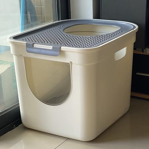 Katzentoilette Mit Zugang Von Oben, Vollständig Geschlossene Katzentoilette, Katzentoilette, Katzenzubehör Katzentoilette Mit Zugang Von Oben, Vollständig Geschlossene Katzentoilette, Katzentoilette, Katzenzubehör von SBCC