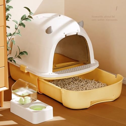 Vollständig Geschlossene Katzentoilette, Offene, Spritzwassergeschützte Katzenutensilien In Schubladenform, Kostenlose Katzenstreuschaufel Vollständig Geschlossene Katzentoilette, Offene, Spritzwassergeschützte Katzenutensilien In Schubladenform, Kostenlose Katzenstreuschaufel von SBCC