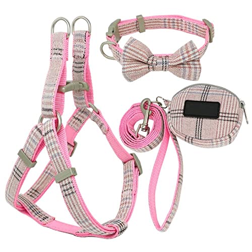 SBJKLYRN Hundegeschirr， Leine Set Hundegeschirr und Verstellbares Nylon Hundehalsband for kleine mittelgroße Hunde Haustierprodukte Walking AM(A,M) von SBJKLYRN
