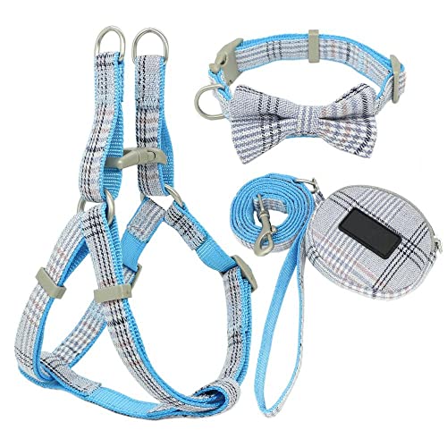 SBJKLYRN Hundegeschirr， Leine Set Hundegeschirr und Verstellbares Nylon Hundehalsband for kleine mittelgroße Hunde Haustierprodukte Walking AM(D,M) von SBJKLYRN