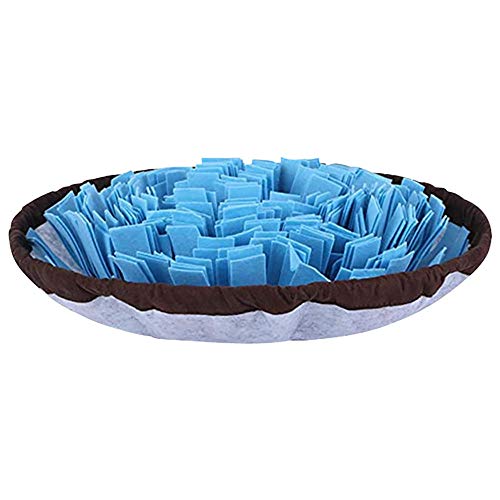 SBJKLYRN Hundespielzeug， Hundematte for langsamen Füttern, waschbar, Futtersuche, Geruchstraining, Puzzle-Spielzeug, Stressabbau, Schnüffeltrainingsdecke, 1 Stück, S(L) von SBJKLYRN