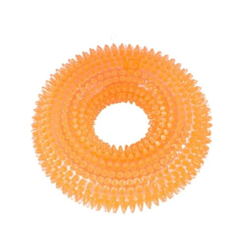 SBJKLYRN Hundespielzeug， Hundespielzeug, Haustier-Hundespielzeug, Welpen-Sounding-Spielzeug, Molar-Quietschzahn-Reinigungsring, Haustier-Zähne-Kauspielzeug, 2 Stück D(A) von SBJKLYRN