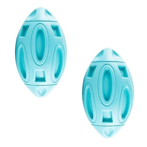 SBJKLYRN Hundespielzeug， Hundespielzeug, quietschendes Hundespielzeug, Kauspielzeug aus Gummi, Welpen-Kauball, Zähneknirschen, Reinigung, langlebiges Hundespielzeug, 2 Stück 05(1) von SBJKLYRN
