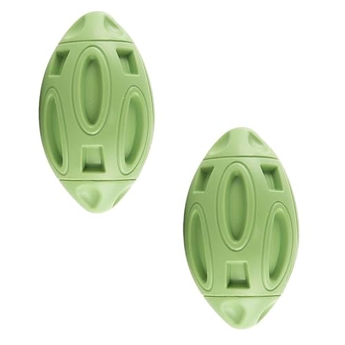 SBJKLYRN Hundespielzeug， Hundespielzeug, quietschendes Hundespielzeug, Kauspielzeug aus Gummi, Welpen-Kauball, Zähneknirschen, Reinigung, langlebiges Hundespielzeug, 2 Stück 05(3) von SBJKLYRN