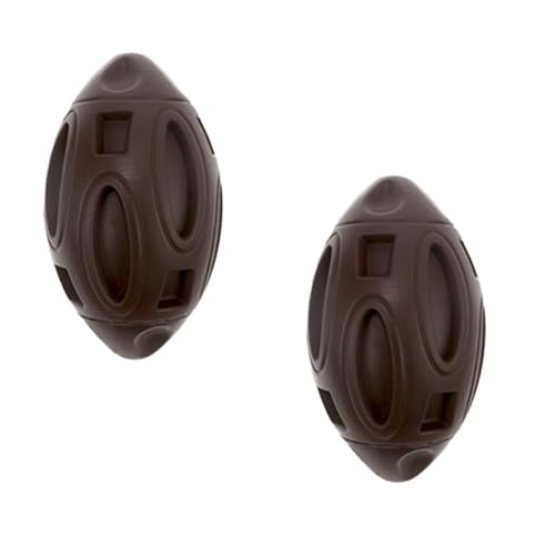 SBJKLYRN Hundespielzeug， Hundespielzeug, quietschendes Hundespielzeug, Kauspielzeug aus Gummi, Welpen-Kauball, Zähneknirschen, Reinigung, langlebiges Hundespielzeug, 2 Stück 05(5) von SBJKLYRN