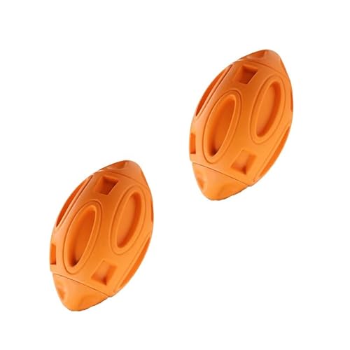 SBJKLYRN Hundespielzeug， Hundespielzeug, quietschendes Hundespielzeug, Kauspielzeug aus Gummi, Welpen-Kauball, Zähneknirschen, Reinigung, langlebiges Hundespielzeug, 2 Stück 05(7) von SBJKLYRN