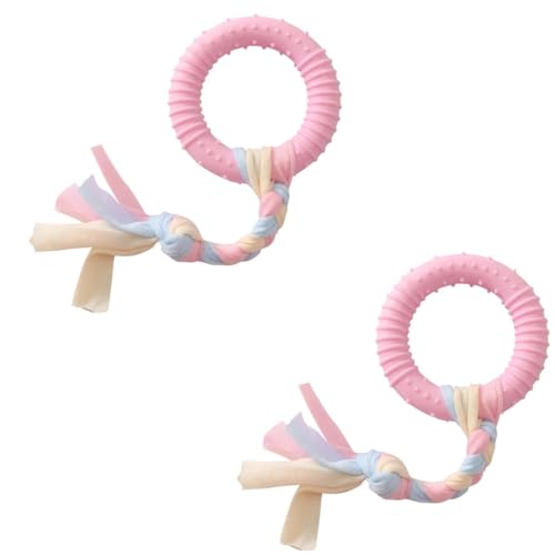 SBJKLYRN Hundespielzeug, Hundespielzeug Haustier-Hundespielzeug for kleine Hunde, Kauspielzeug aus TPR, Knotenspielzeug, bissfest, Reinigungszubehör for Backenzähne, 2 Stück 1 SBJKLYRN Hundespielzeug, Hundespielzeug Haustier-Hundespielzeug for kleine Hunde, Kauspielzeug aus TPR, Knotenspielzeug, bissfest, Reinigungszubehör for Backenzähne, 2 Stück 1 von SBJKLYRN