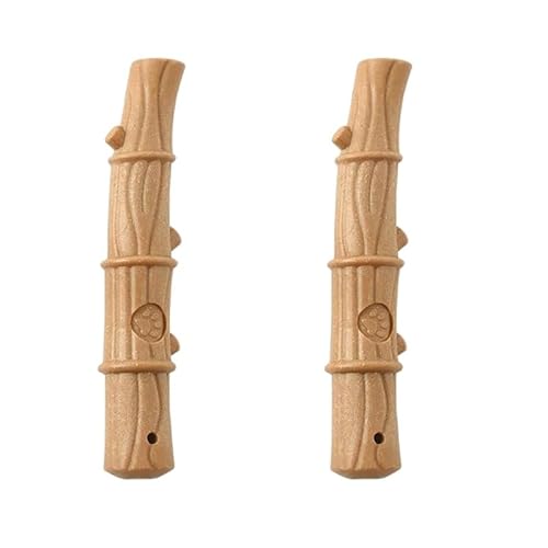 SBJKLYRN Hundespielzeug， Hundespielzeug Knochen Hundespielzeug for Kleine Große Hunde Bissfestes Welpenspielzeug Haustier Kauspielzeug Zahnreinigungsspielzeug 2St D12Cm(B 15cm) von SBJKLYRN