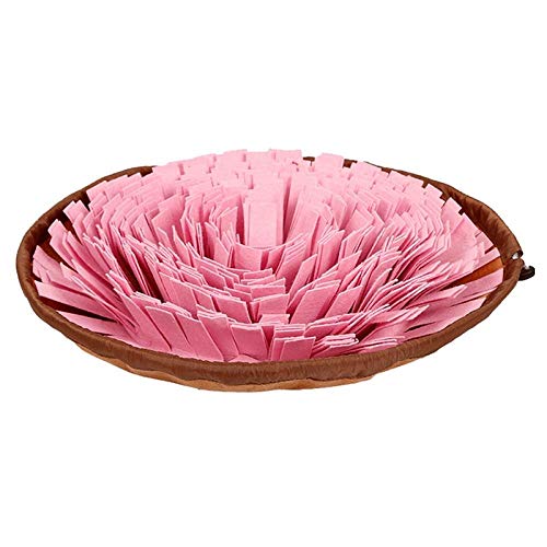 SBJKLYRN Hundespielzeug, Rosa waschbare Trainingsdecke Interaktives rundes Schnüffelkissen Fütterungsmatte Zusammensetzen Mehrfarbiges Hundespielzeug Kauen 1 Stück SBJKLYRN Hundespielzeug, Rosa waschbare Trainingsdecke Interaktives rundes Schnüffelkissen Fütterungsmatte Zusammensetzen Mehrfarbiges Hundespielzeug Kauen 1 Stück von SBJKLYRN