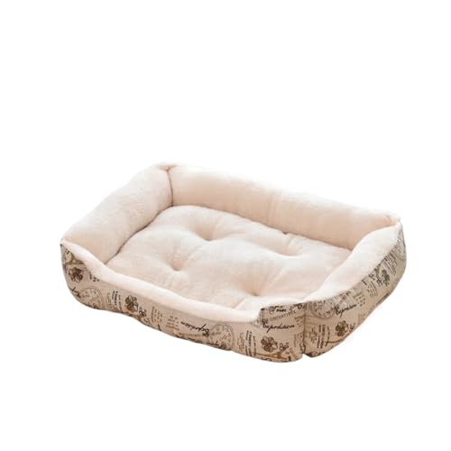 Großes Hundebett für Haustiere, warmes Haus, bonbonfarben, quadratisch, Nest, Haustierhütte für kleine, mittelgroße und große Hunde, Katzen, Welpen, Hundekörbe in Übergröße (Farbe: 15, Größe: 58 x 42 Großes Hundebett für Haustiere, warmes Haus, bonbonfarben, quadratisch, Nest, Haustierhütte für kleine, mittelgroße und große Hunde, Katzen, Welpen, Hundekörbe in Übergröße (Farbe: 15, Größe: 58 x 42 von SBTRKT