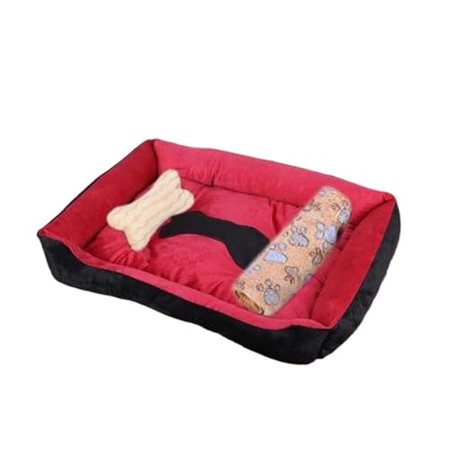 Großes Hundebett für Haustiere, warmes Haus, bonbonfarben, quadratisch, Nest, Haustierhütte für kleine, mittelgroße und große Hunde, Katzen, Welpen, Hundekörbe in Übergröße (Farbe: 3-in-1, 2, Größe: Großes Hundebett für Haustiere, warmes Haus, bonbonfarben, quadratisch, Nest, Haustierhütte für kleine, mittelgroße und große Hunde, Katzen, Welpen, Hundekörbe in Übergröße (Farbe: 3-in-1, 2, Größe: von SBTRKT