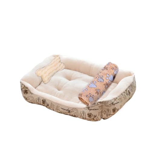 Großes Hundebett für Haustiere, warmes Haus, bonbonfarben, quadratisch, Nest, Haustierhütte für kleine, mittelgroße und große Hunde, Katzen, Welpen, Hundekörbe in Übergröße (Farbe: 3-in-1, 15, Größe: Großes Hundebett für Haustiere, warmes Haus, bonbonfarben, quadratisch, Nest, Haustierhütte für kleine, mittelgroße und große Hunde, Katzen, Welpen, Hundekörbe in Übergröße (Farbe: 3-in-1, 15, Größe: von SBTRKT