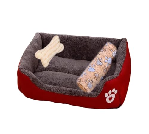 Großes Hundebett für Haustiere, warmes Haus, bonbonfarben, quadratisch, Nest, Haustierhütte für kleine, mittelgroße und große Hunde, Katzen, Welpen, Hundekörbe in Übergröße (Farbe: 3-in-1 9, Größe: 40 Großes Hundebett für Haustiere, warmes Haus, bonbonfarben, quadratisch, Nest, Haustierhütte für kleine, mittelgroße und große Hunde, Katzen, Welpen, Hundekörbe in Übergröße (Farbe: 3-in-1 9, Größe: 40 von SBTRKT