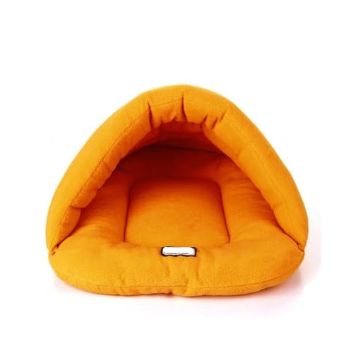 Haustier-Hundehöhlenbett, dickes Fleece, warm, weich, Hausschuhform, Betten für Welpen, Katzen, Zelt, Schlafmatten, Wintertiere, dreieckiges Nest für den Innenbereich, Farbe: Orange, Größe: 48 x 58 cm Haustier-Hundehöhlenbett, dickes Fleece, warm, weich, Hausschuhform, Betten für Welpen, Katzen, Zelt, Schlafmatten, Wintertiere, dreieckiges Nest für den Innenbereich, Farbe: Orange, Größe: 48 x 58 cm von SBTRKT