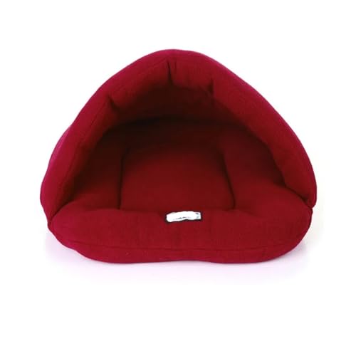 Haustier-Hundehöhlenbett, dickes Fleece, warm, weich, Hausschuhform, Betten für Welpen, Katzen, Zelt, Schlafmatten, Wintertiere, dreieckiges Nest für den Innenbereich, Farbe: Rot, Größe: 48 x 58 cm Haustier-Hundehöhlenbett, dickes Fleece, warm, weich, Hausschuhform, Betten für Welpen, Katzen, Zelt, Schlafmatten, Wintertiere, dreieckiges Nest für den Innenbereich, Farbe: Rot, Größe: 48 x 58 cm von SBTRKT